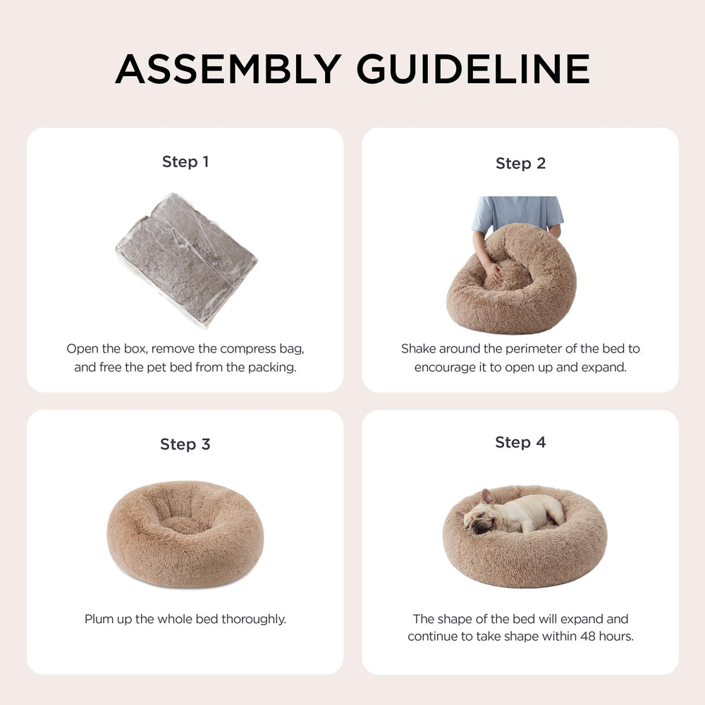 Bedsure visible zipper on removable cover for easy washing and maintenance