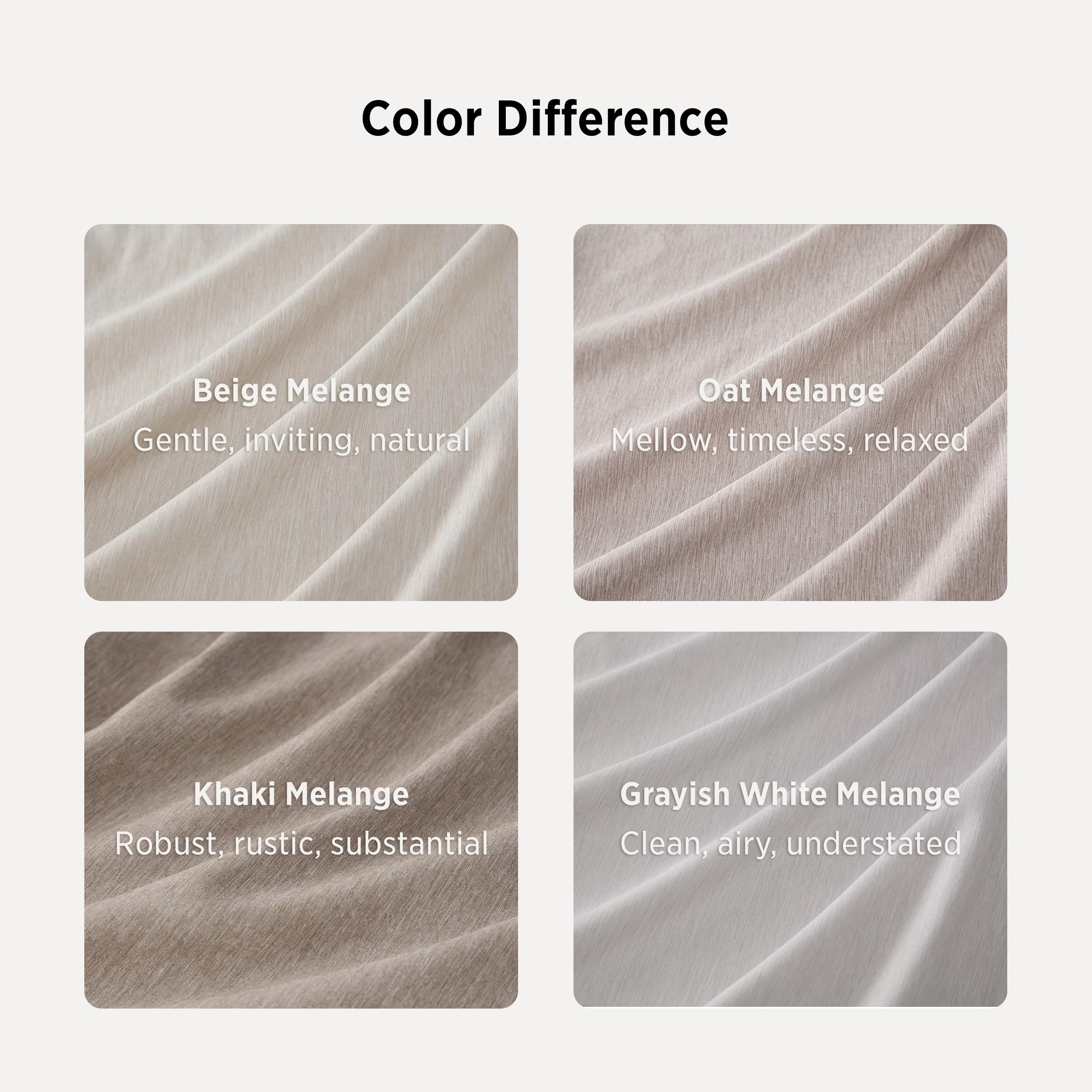 Bedsure comforter size comparison with measuring tape showing accurate dimensions