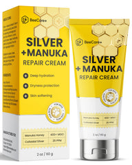 BeeCare+ front tube showing product name and 2 oz size for easy storage