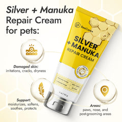 BeeCare+ cream texture close-up revealing smooth moisturizing consistency