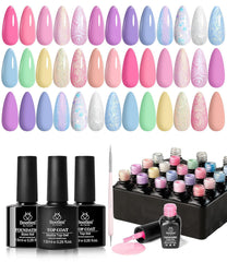 Beetles Gel Polish front packaging showing all 24 kit items and benefits