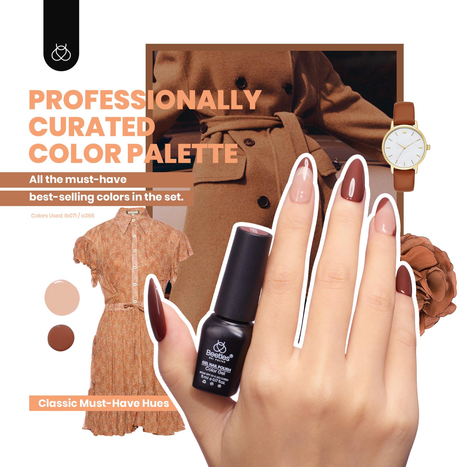 Beetles included tools file buffer clipper and cuticle stick organized for prep ease