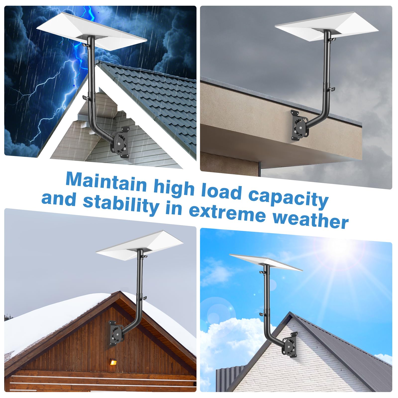 BEIDUONA wall-mounted installation showing stable attachment on siding or beam