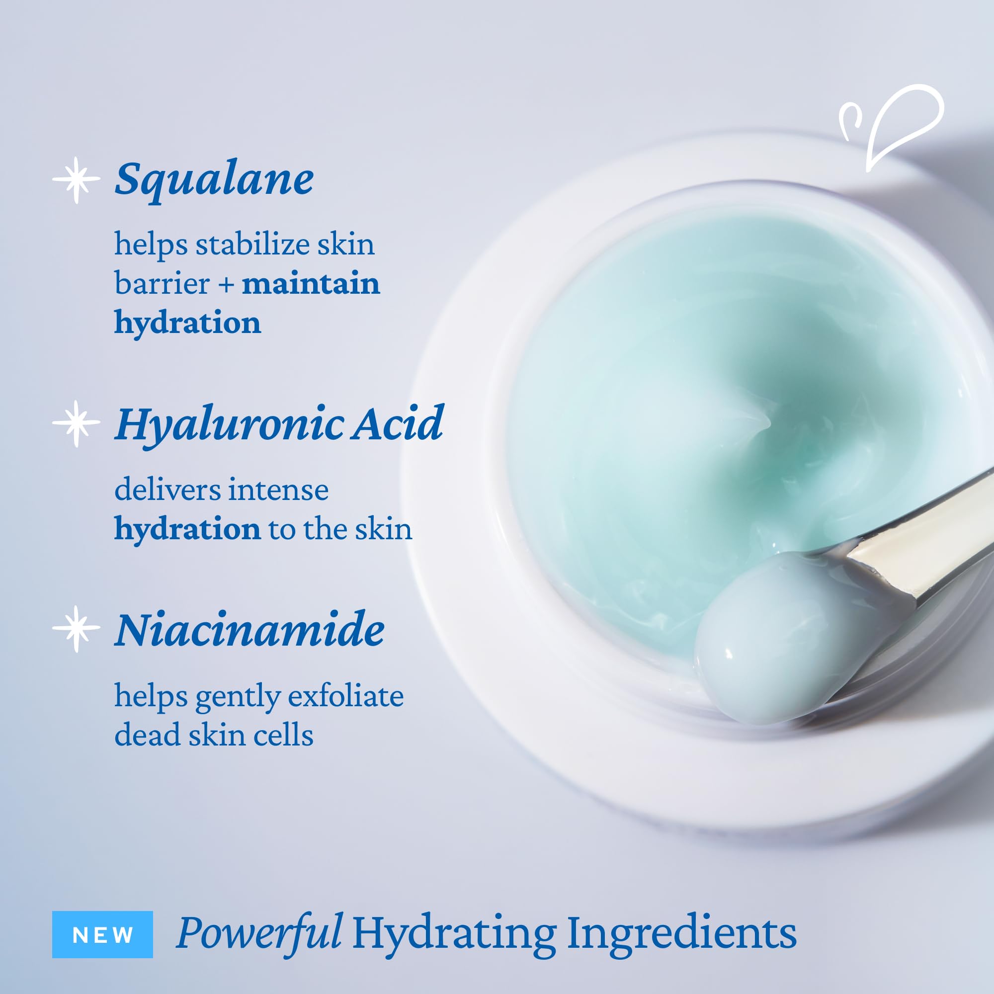 belif gel on hand from jar illustrating lightweight application and non-greasy feel