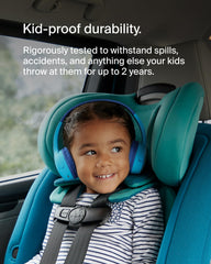 Child wearing Belkin SoundForm Mini demonstrating comfortable fit and ease of use