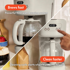 BELLA reusable filter basket highlighting eco-friendly brewing benefit
