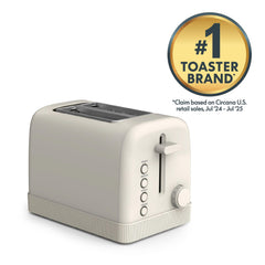 BELLA high-lift lever raised to safely remove small breads without burns