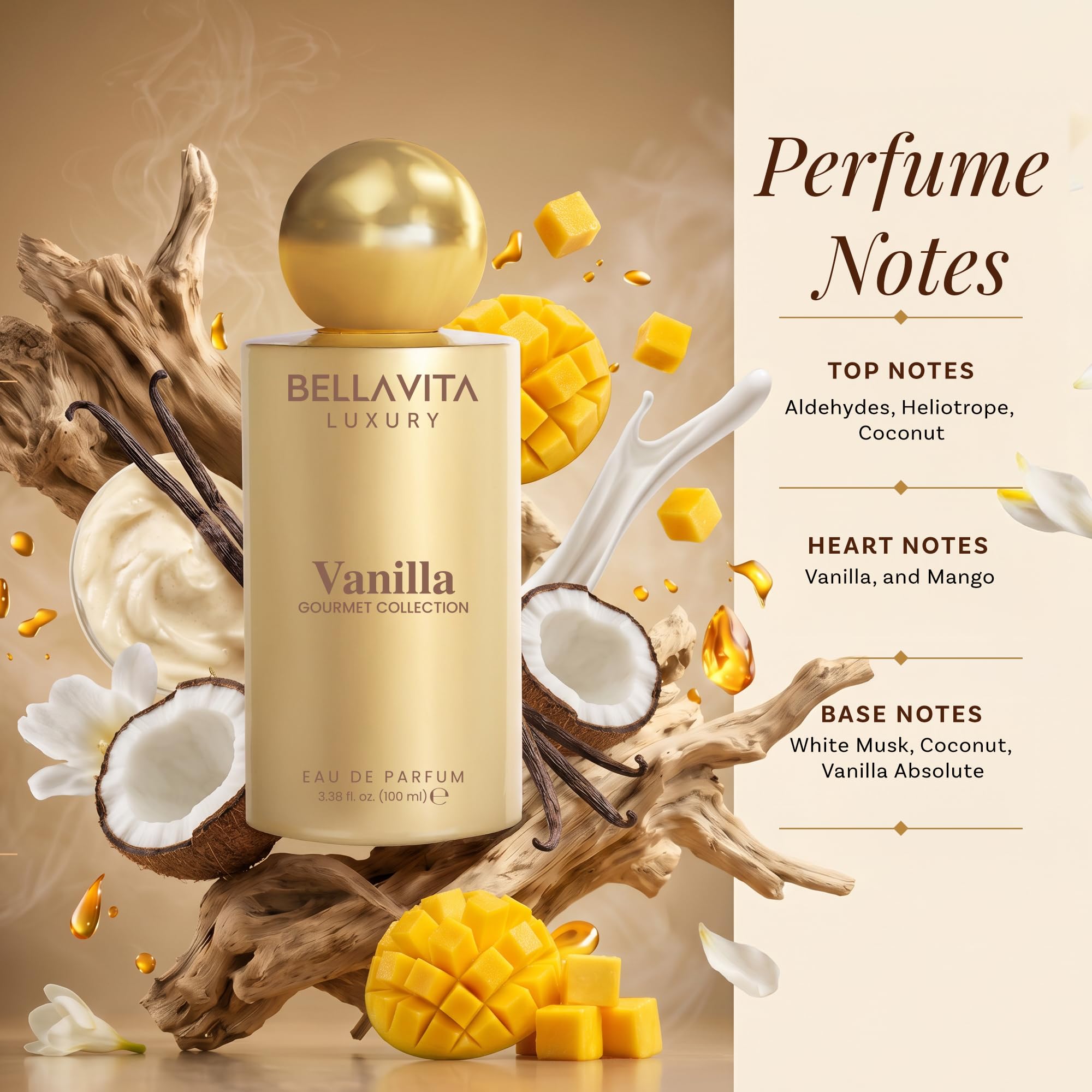 BELLAVITA perfume being sprayed on wrist conveying instant wearable scent