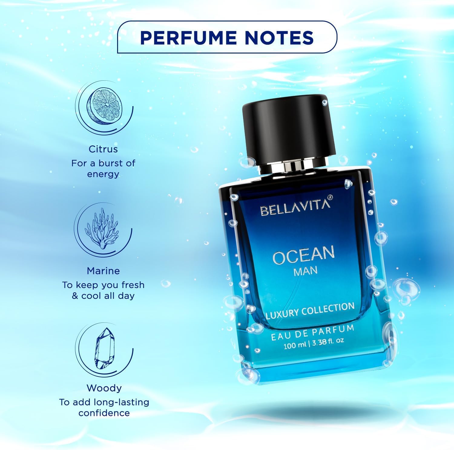 BellaVita Luxury spray closeup demonstrating fine mist for even application
