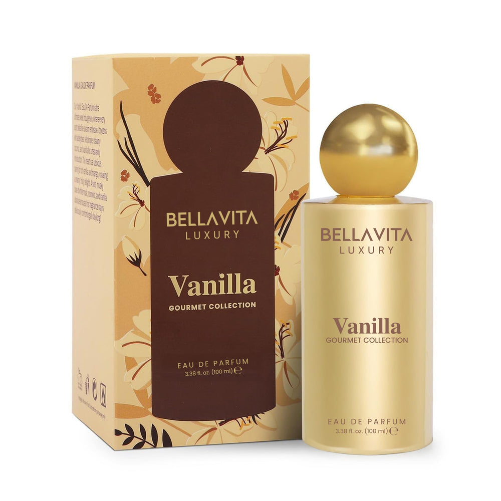 BELLAVITA wooden block with musk note representing warm base longevity
