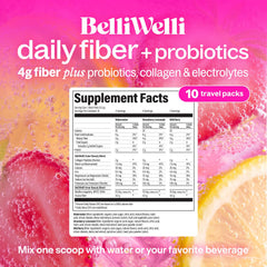 Belli Welli single-serve stickpack close-up highlighting portability