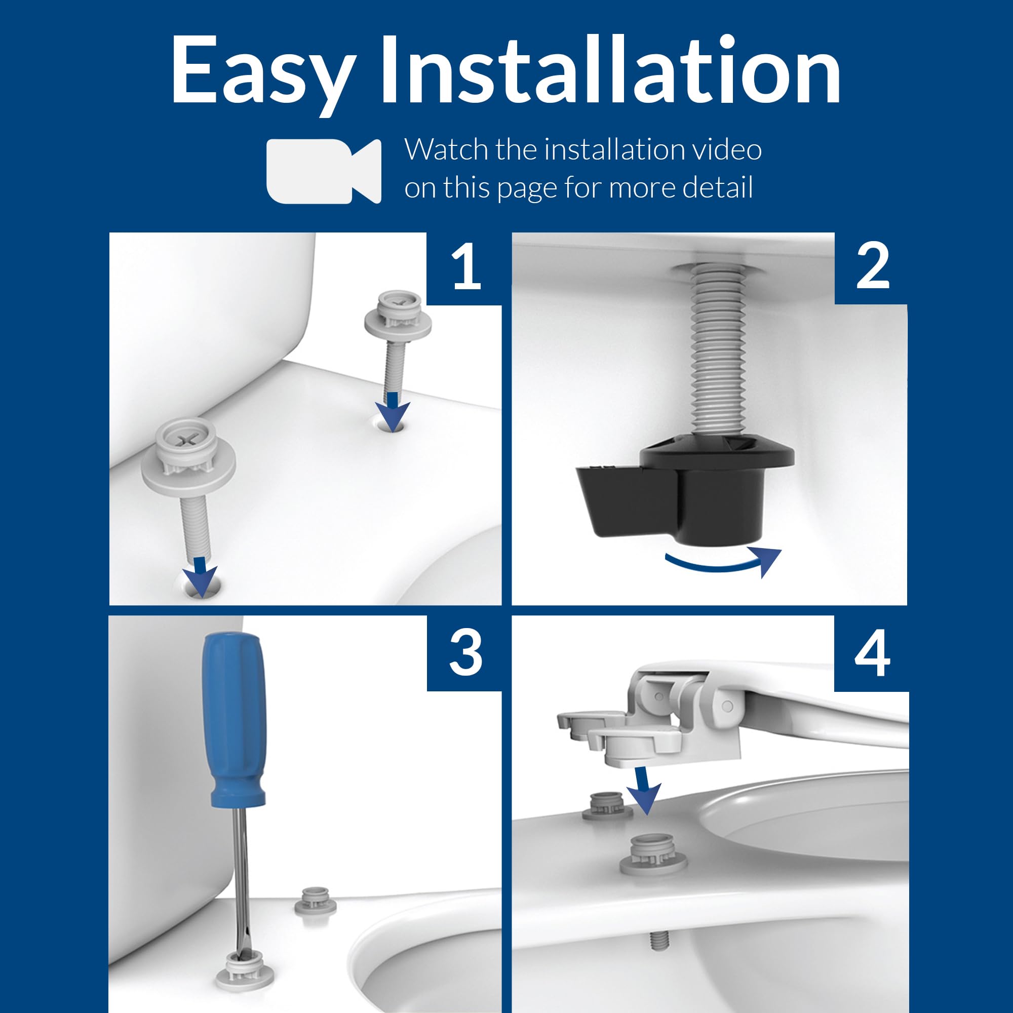 Bemis finish close-up revealing multi-coat enamel sheen that resists chipping and stains