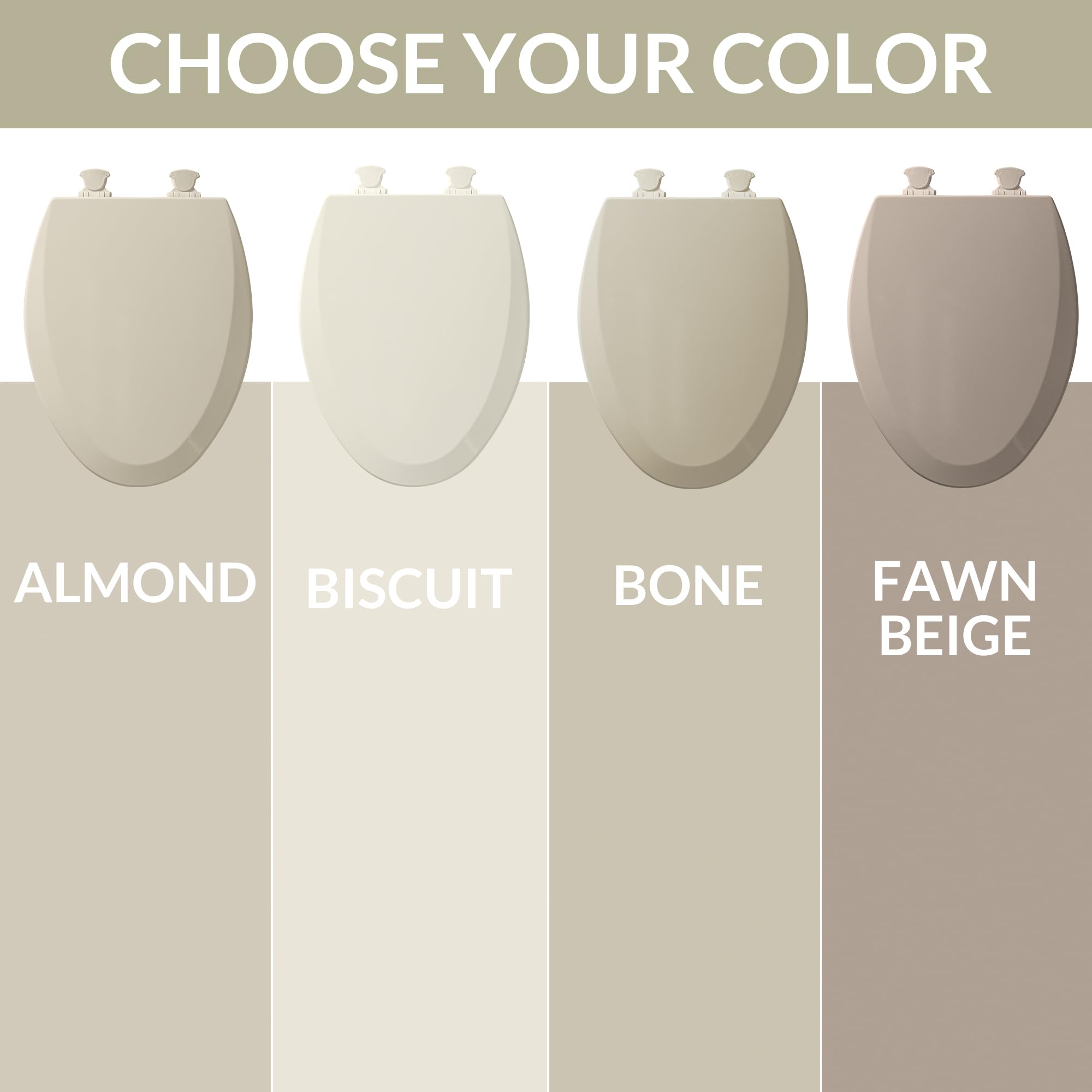Bemis lifestyle bathroom image showing biscuit seat complementing neutral decor and function