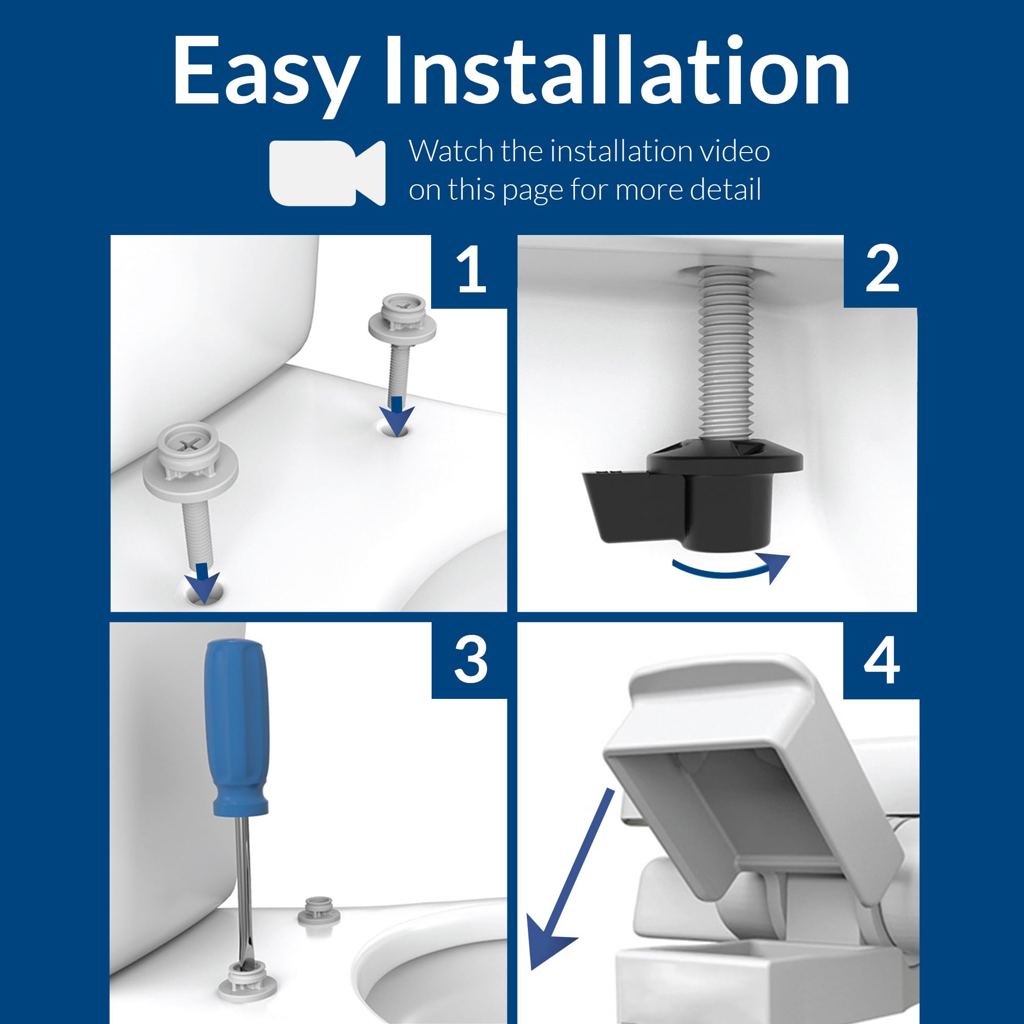 Bemis lifestyle bathroom with family using seat for safe quiet mornings