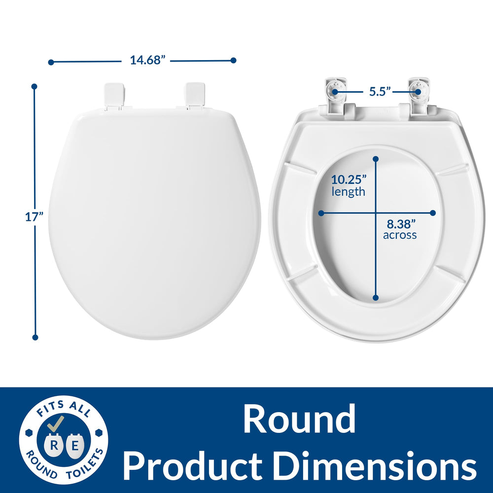Bemis seat profile side angle demonstrating sturdy molded construction