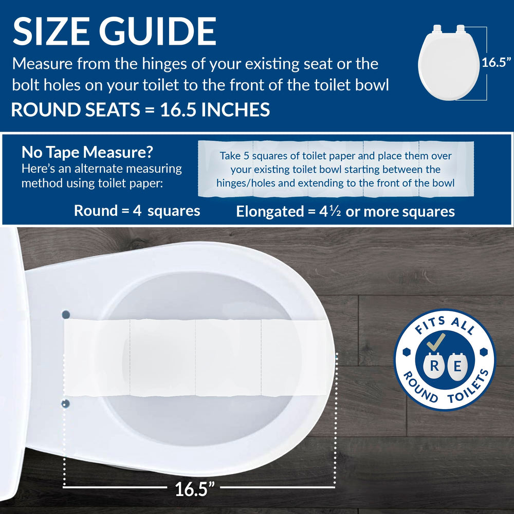 Bemis size comparison with ruler showing compatibility with round bowls