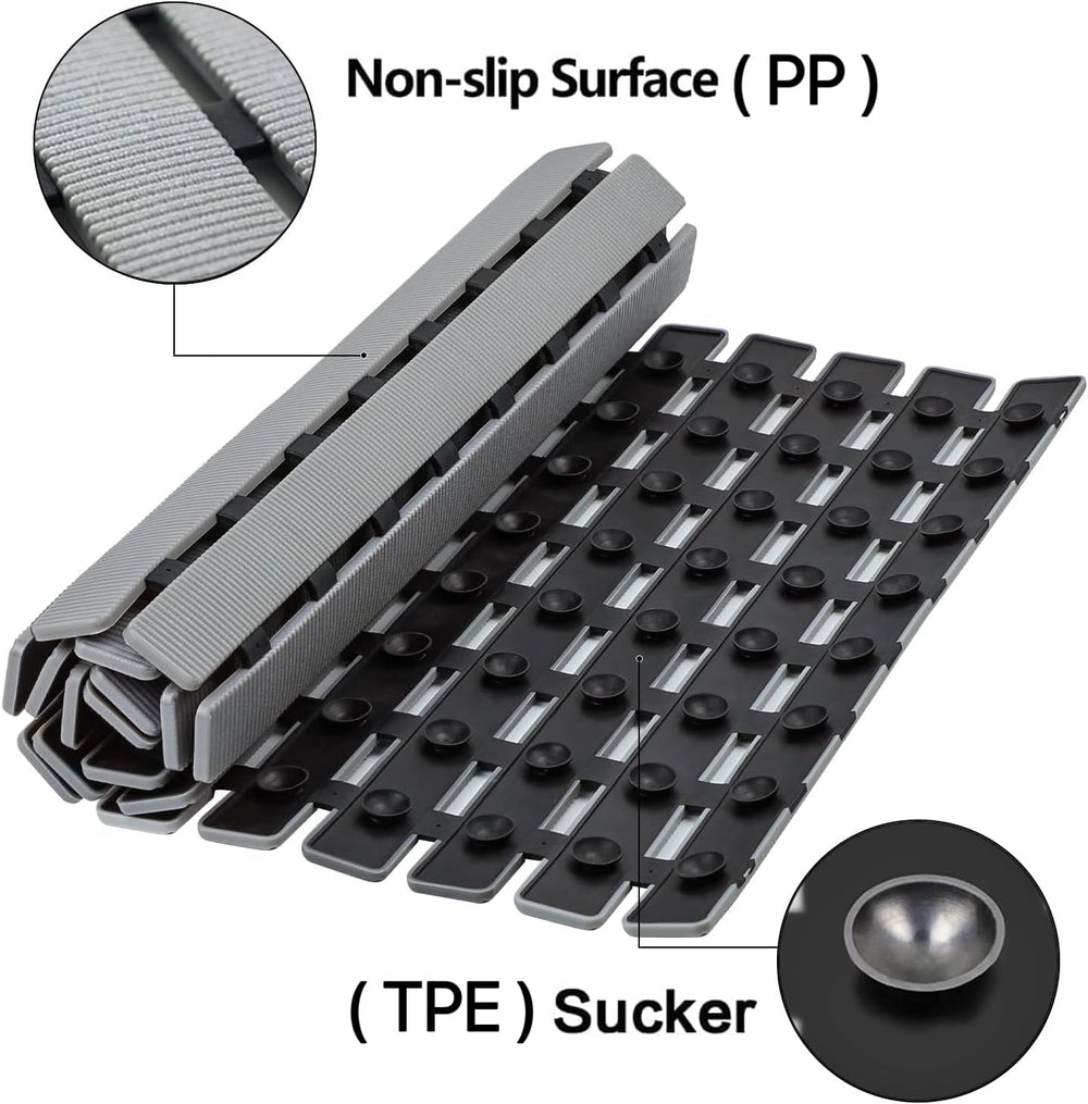 BEMISO underside with suction cups providing strong tub adhesion