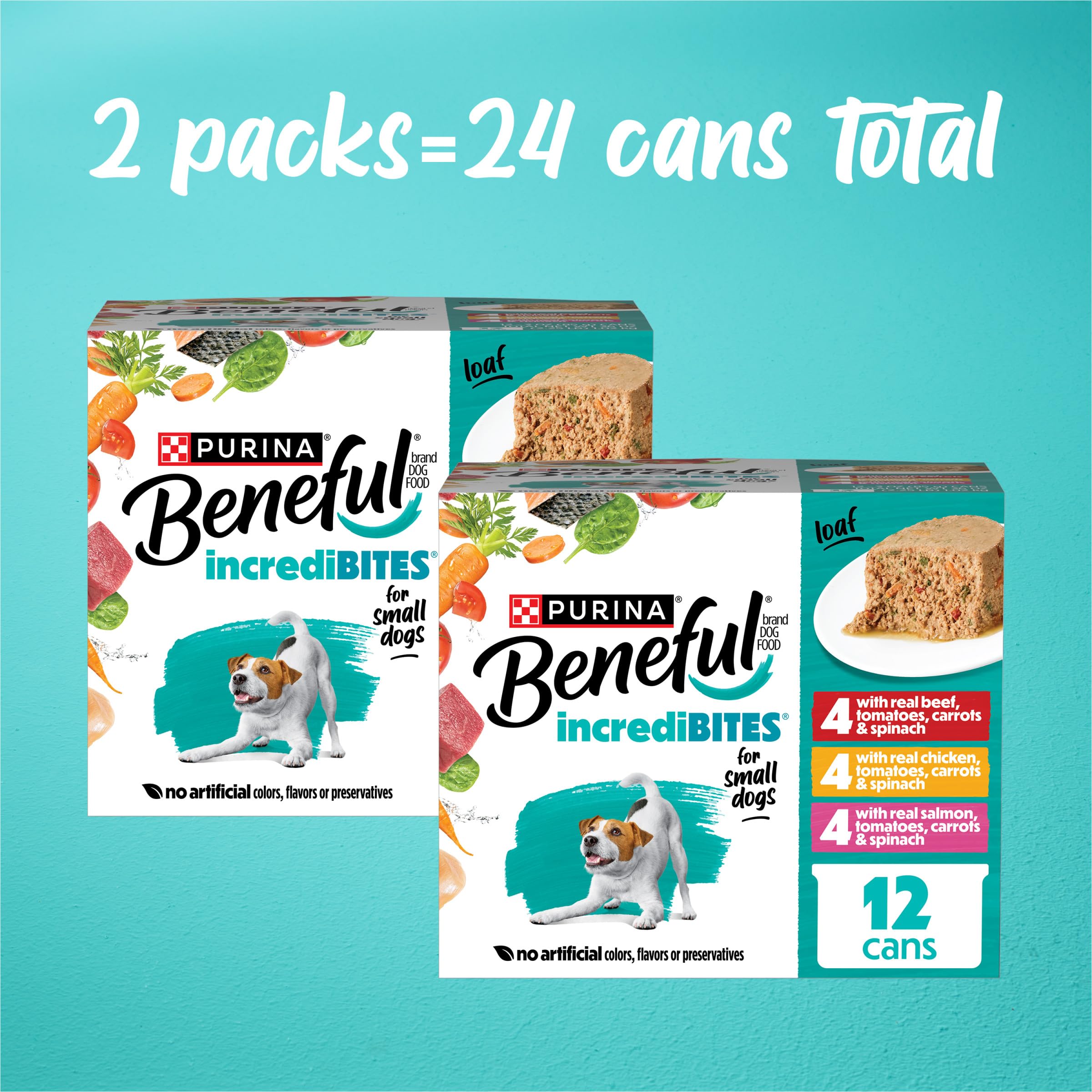 Beneful chicken flavor can displayed for protein-rich small-breed meals