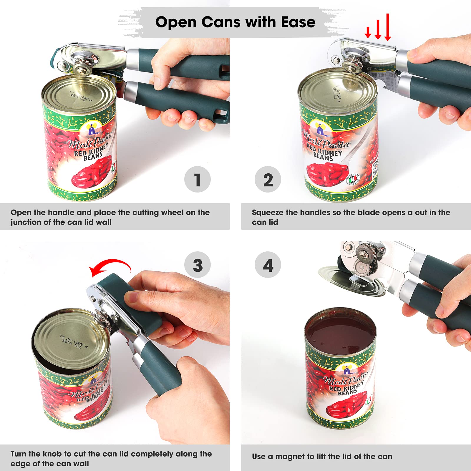 Beneno magnet lifting lid to keep hands safe and food clean benefit