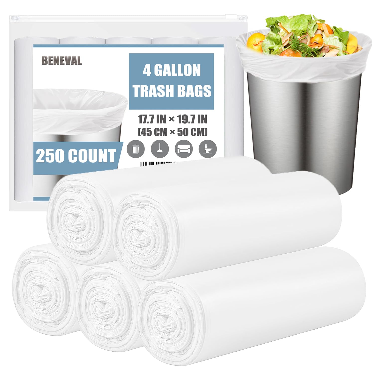 BENEVAL front packaging showing 250 count and product benefits