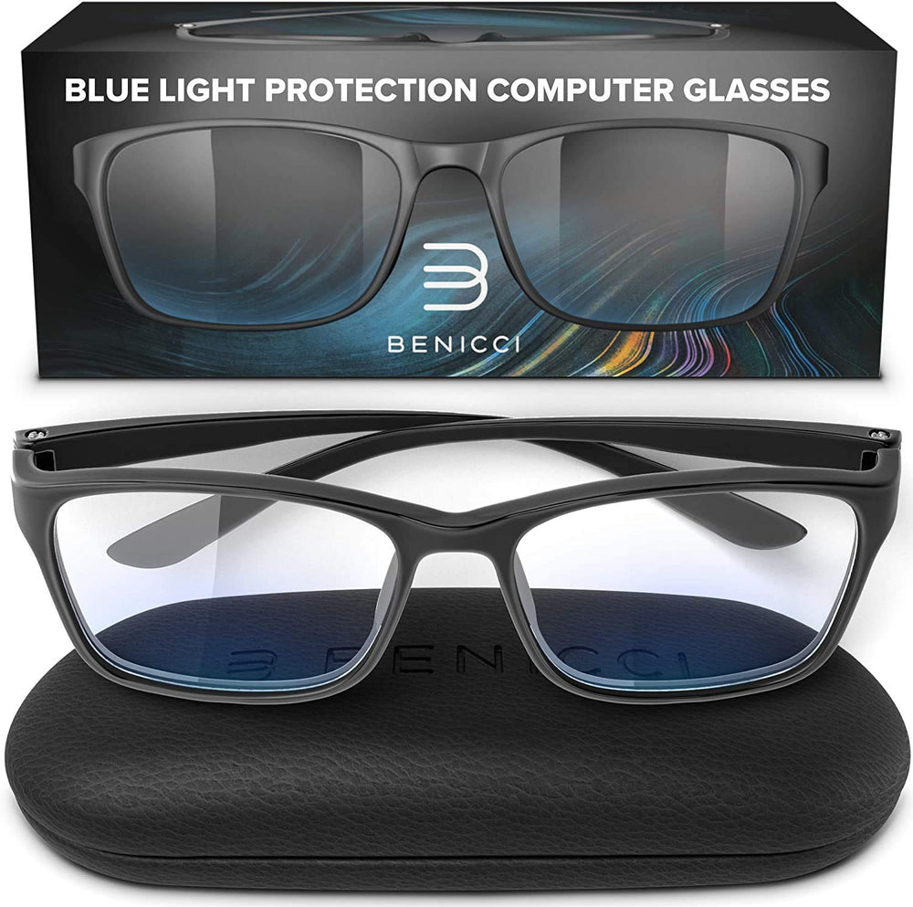 Benicci front frame view showing classic unisex style and comfortable fit