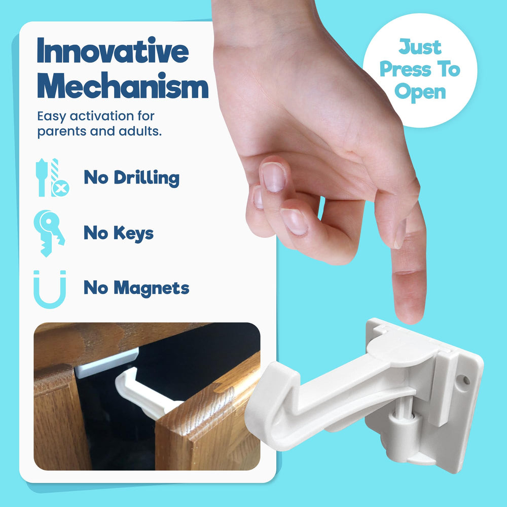 Benny Bradley installed inside cabinet demonstrates invisible design and secure fit