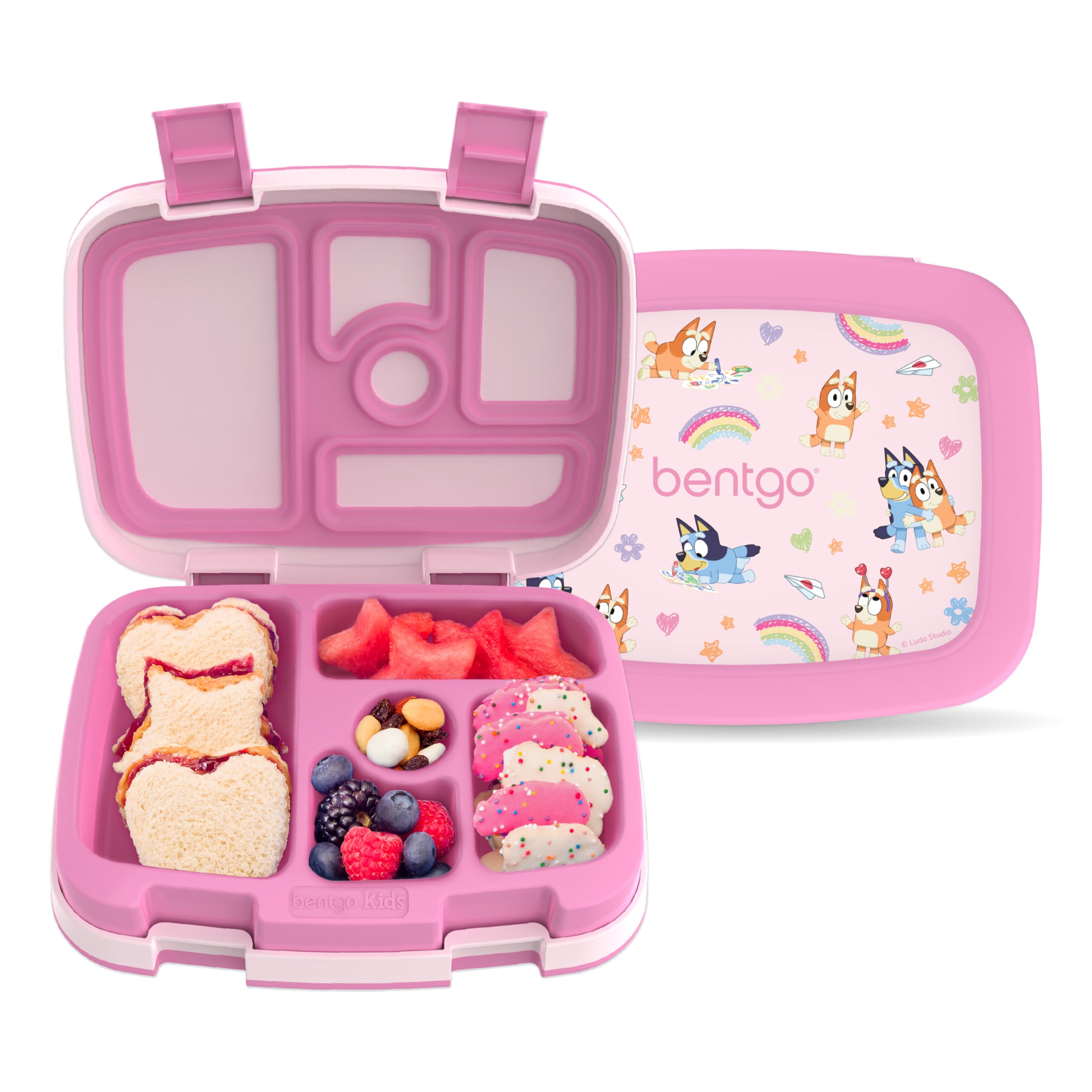 Bentgo Bluey front packaging showing colorful character print and product benefit convenience