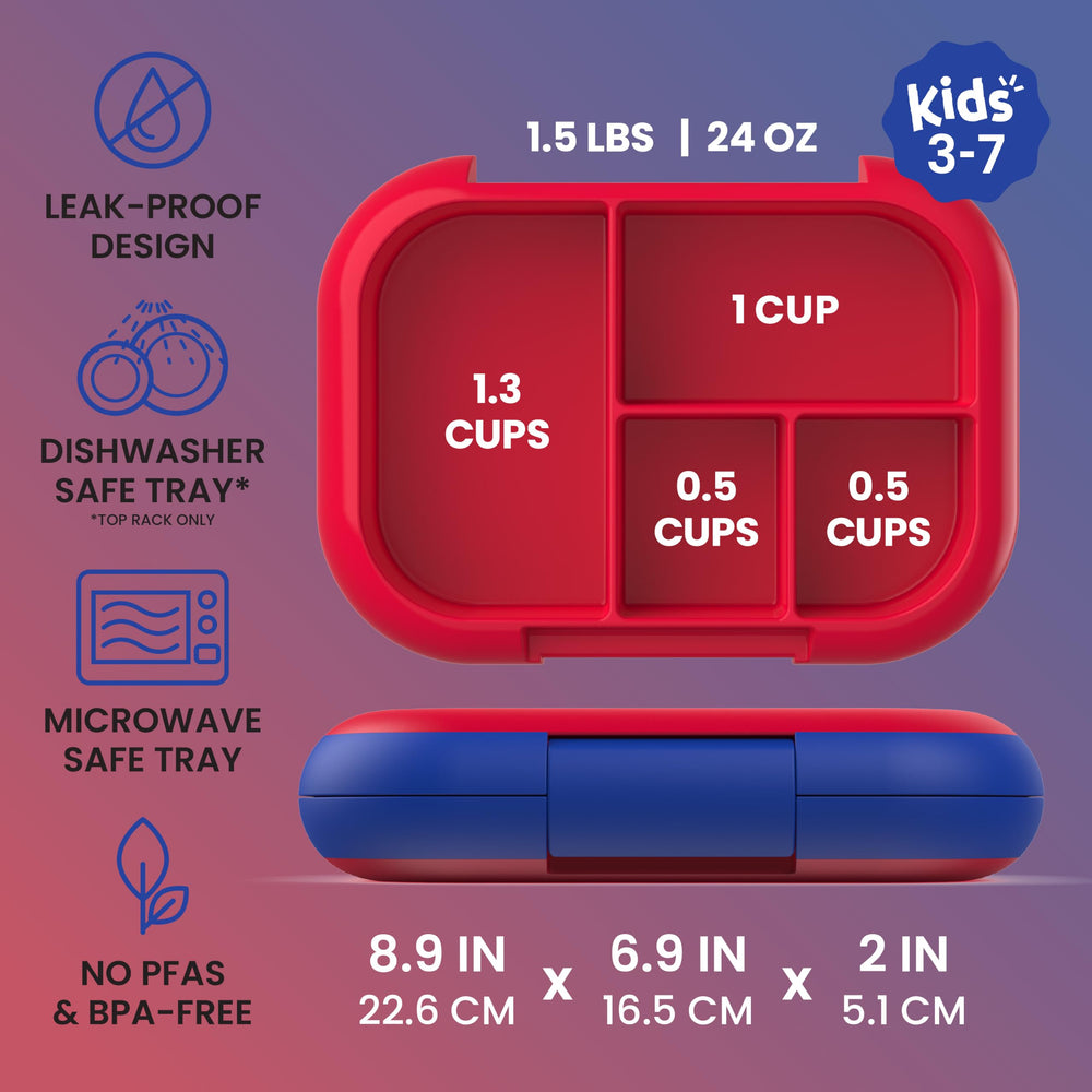 Bentgo Chill four-compartment tray organized meals for portion control