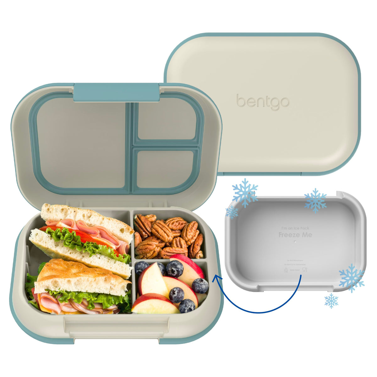 Bentgo Chill Max front view showing sleek two-tone design and secure clip