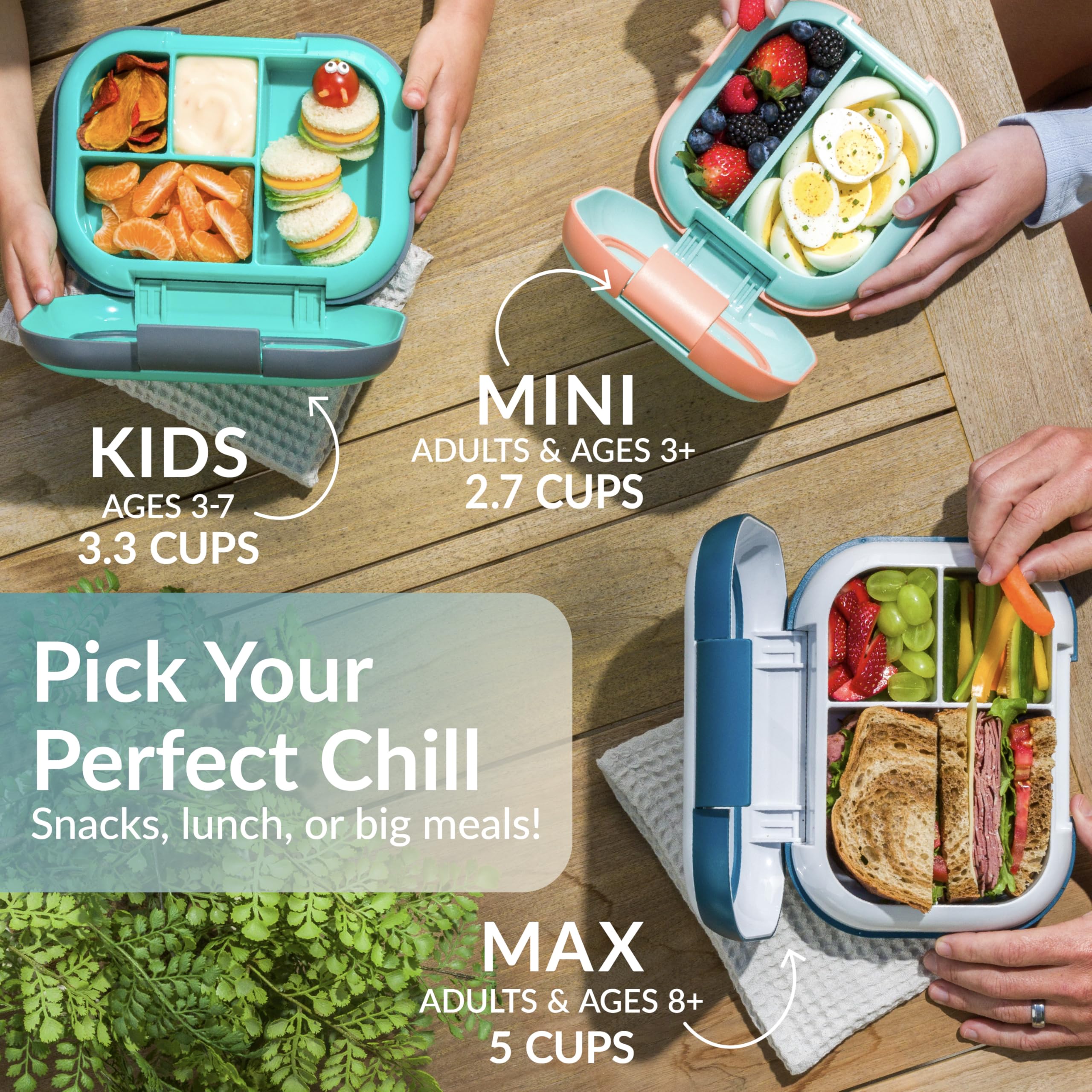 Bentgo Chill Max in a school backpack setting showing child-friendly size and durable build