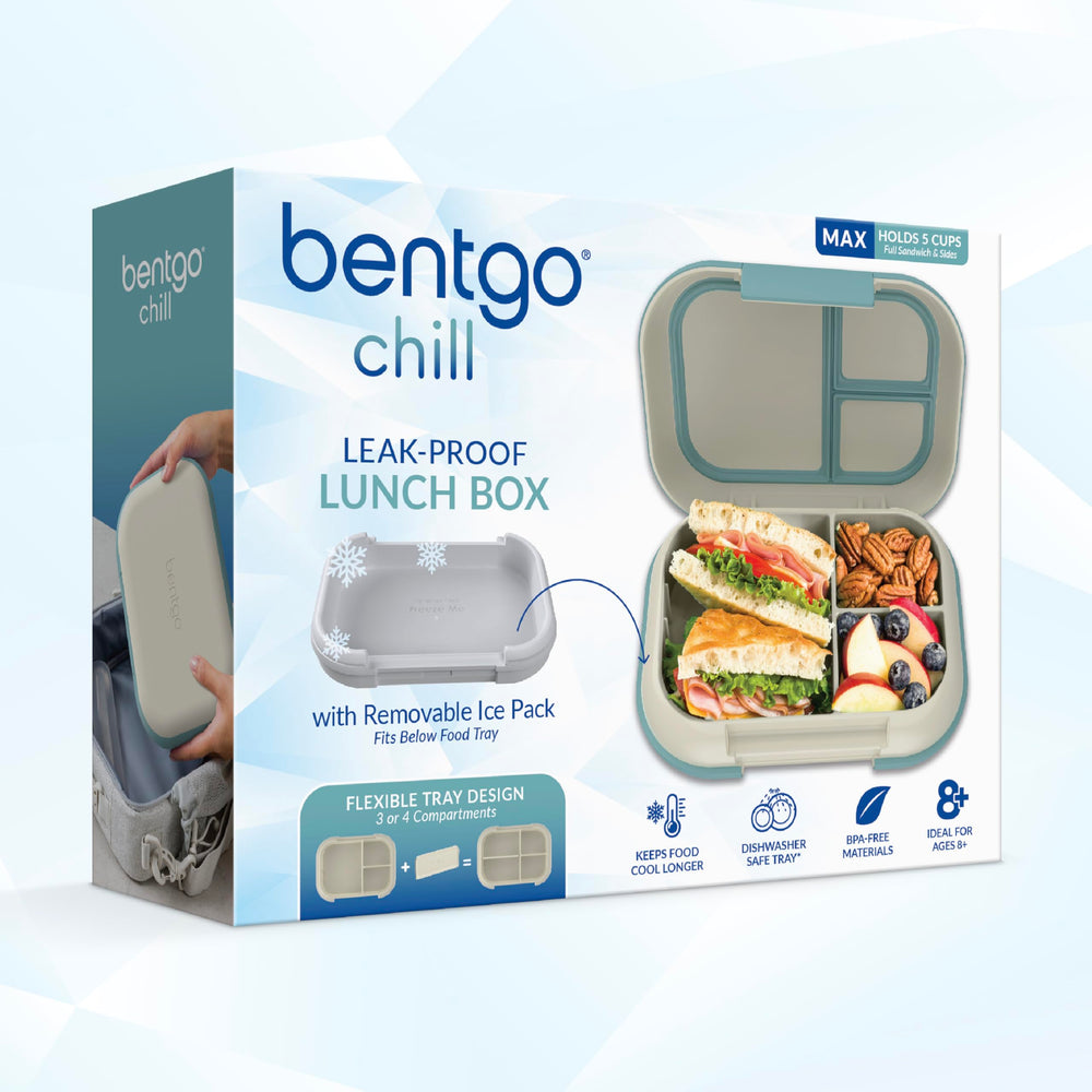 Bentgo Chill Max material texture close-up showing BPA- and PFAS-free food-safe finish