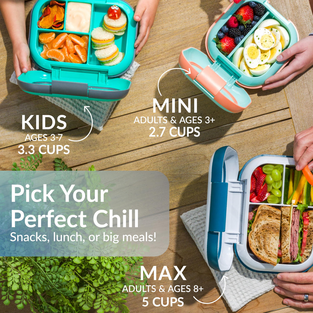 Bentgo Chill Mini inner tray to illustrate microwave and dishwasher-safe convenience