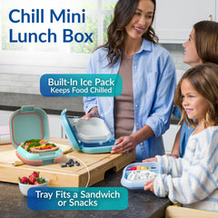 Bentgo open with snacks demonstrating chilled meal organization benefit