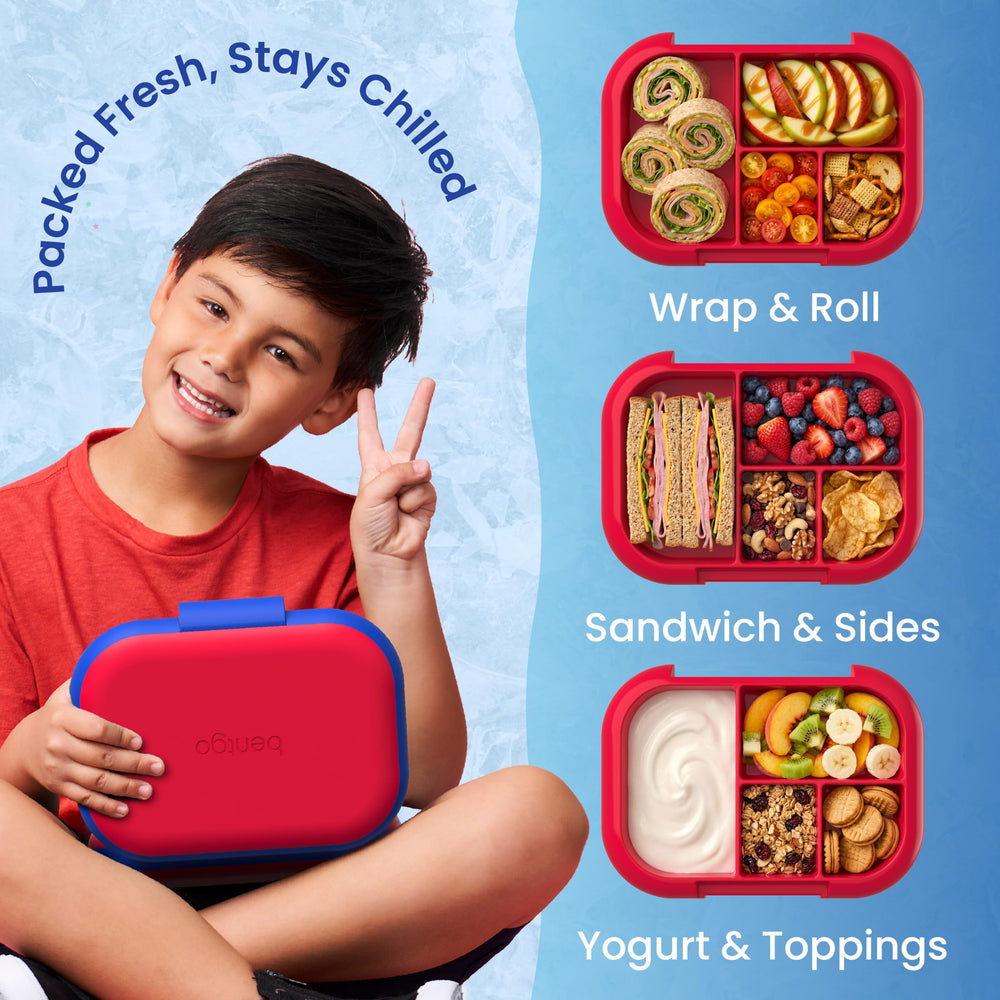 Bentgo Chill optional divider close-up enabling flexible portion sizes