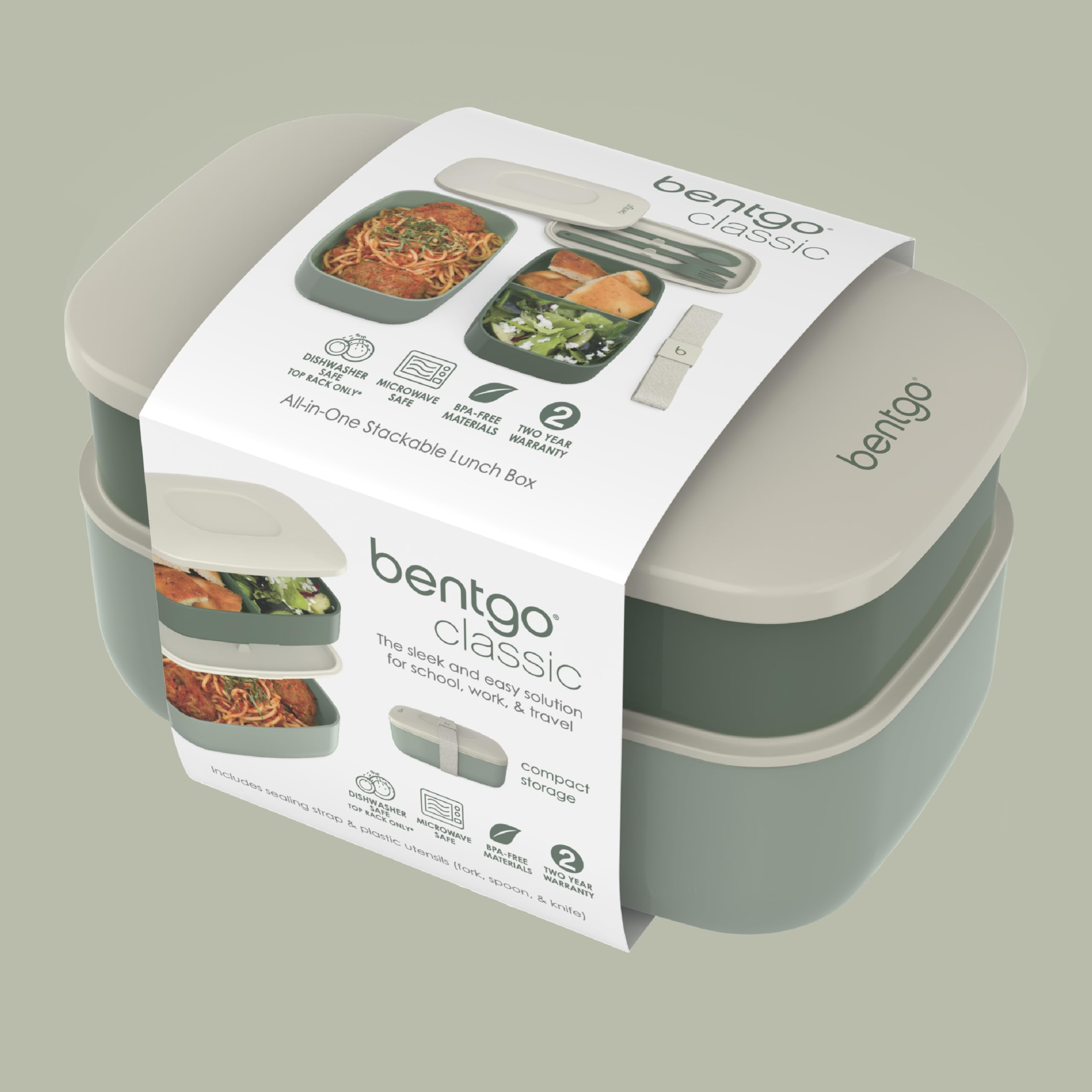 Bentgo Classic on picnic table with prepared meal highlighting portability and style