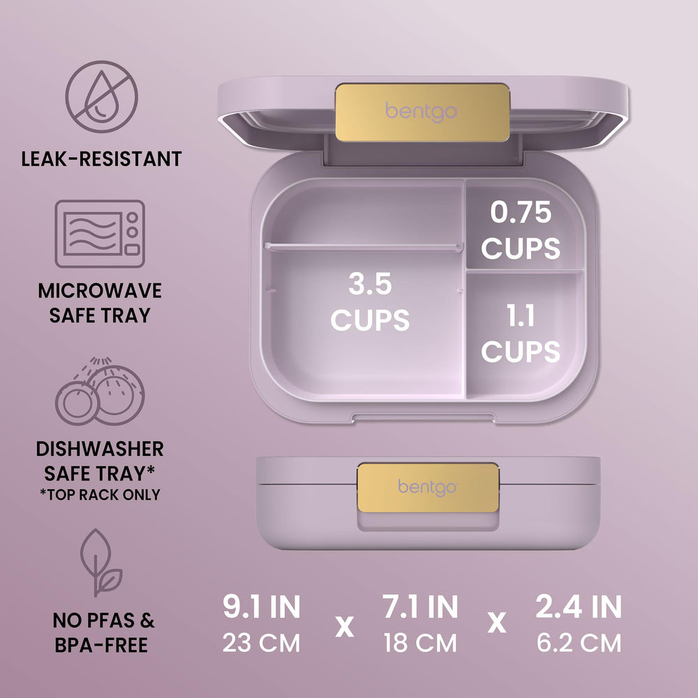 Bentgo removable divider closeup highlighting adjustability benefit: customizable portions
