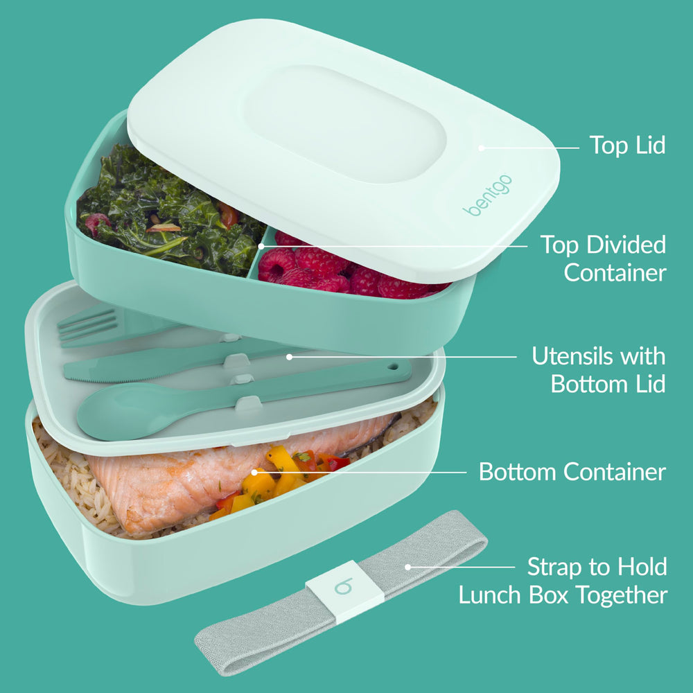 Bentgo inside a commuter bag ready-to-go for portable lunches benefit