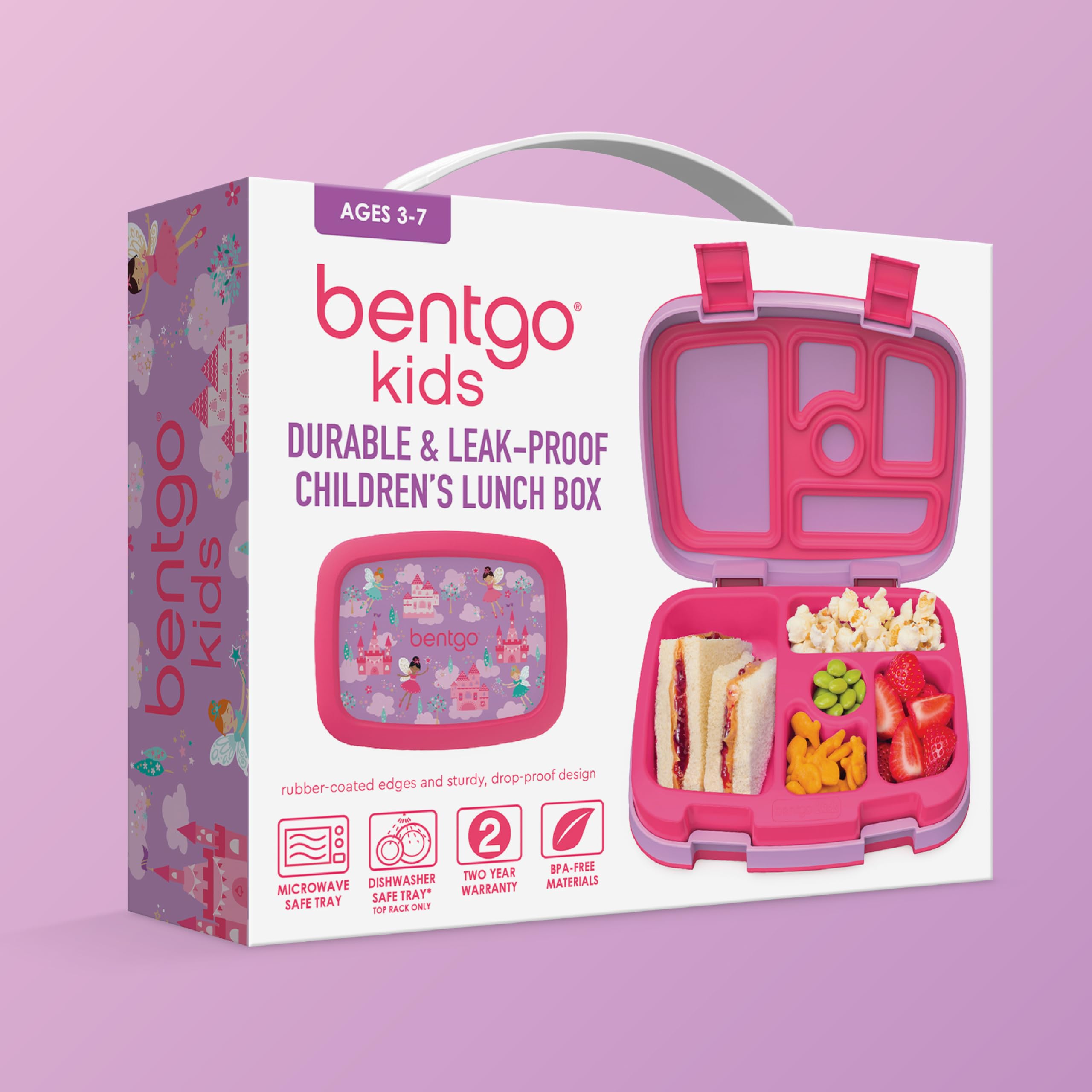 Bentgo kids packed lunch contents arranged to show balanced meal options