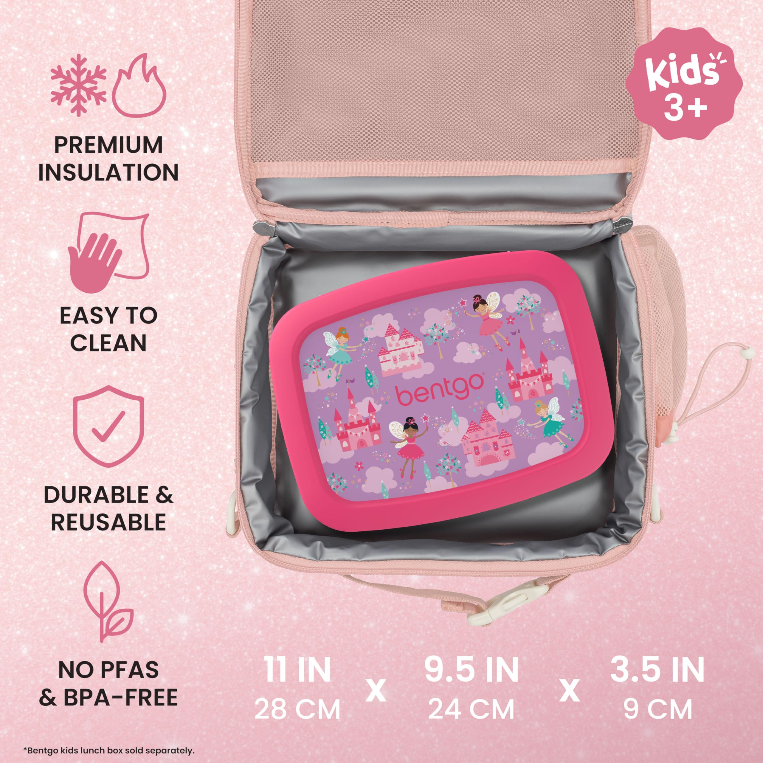 Bentgo close-up YYK zipper built for little hands and reliable daily use