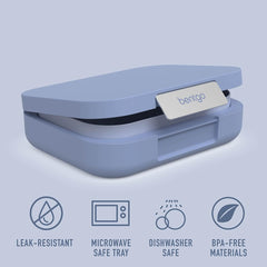 Bentgo Modern close-up of silicone seal to prevent leaks and keep food separate