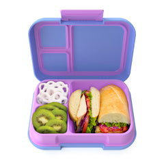 Bentgo Pop front view showing colorful sealed lunch box and convenience