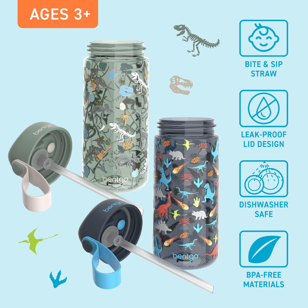Bentgo side view highlighting silicone handle and secure leak-proof lid for easy carry