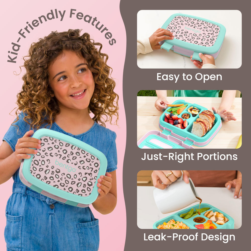 Bentgo beside a toy showing size scale for preschool backpacks and lunches