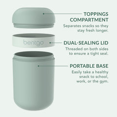 Bentgo lid seal detail highlighting dual-seal leak-resistant feature
