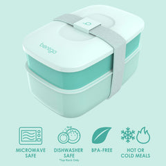 Bentgo utensil set and lid detail keeping cutlery handy benefit