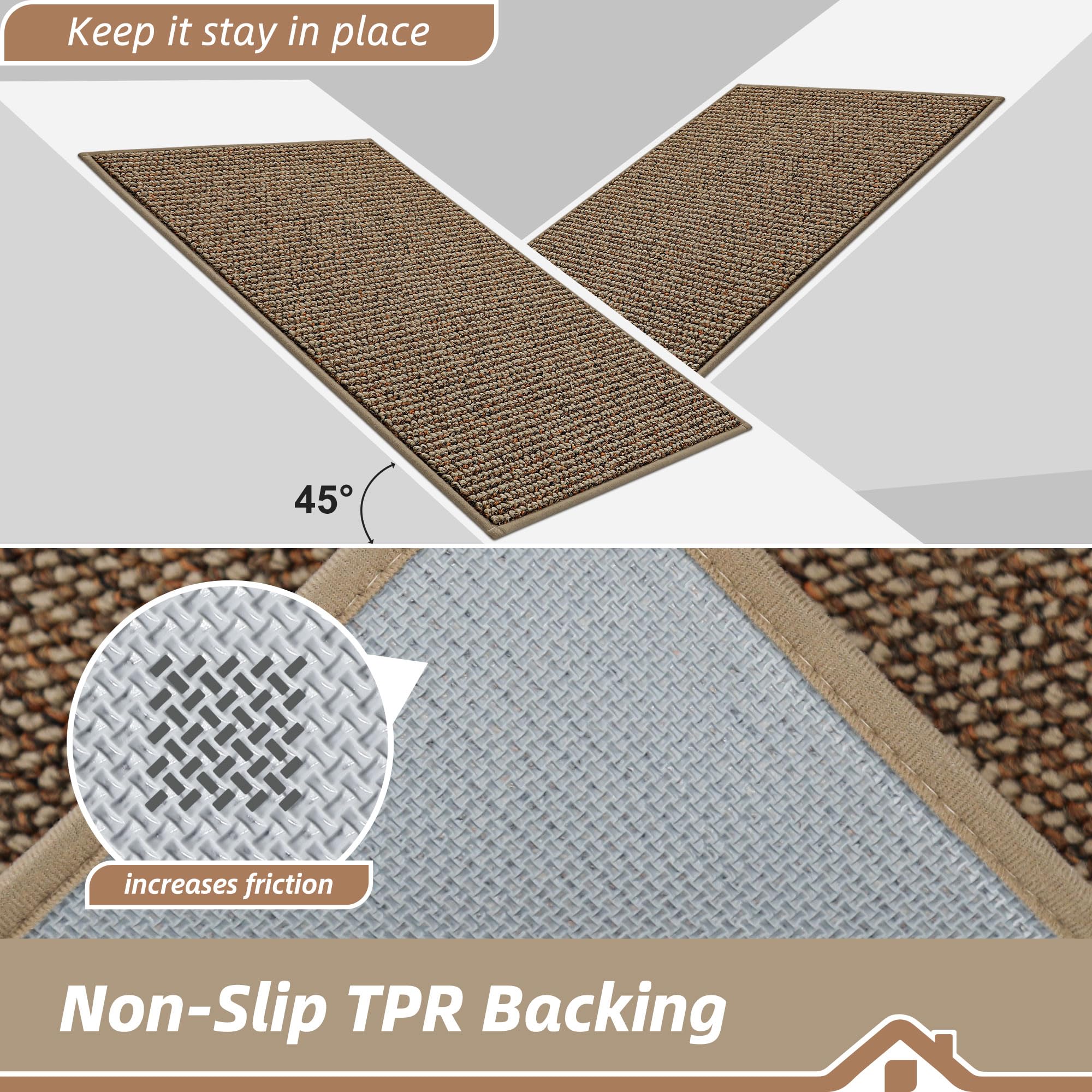 BEQHAUSE reinforced overlock edges close-up to prevent curling and fraying