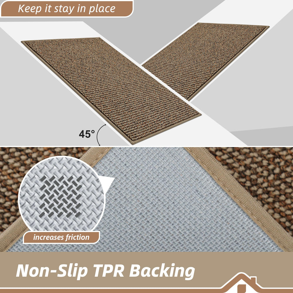BEQHAUSE reinforced overlock edges close-up to prevent curling and fraying