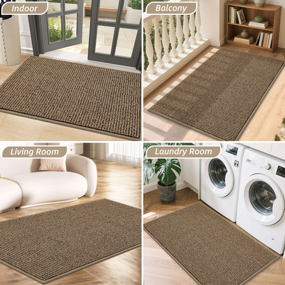 BEQHAUSE unfolded mat after delivery showing how creases smooth out