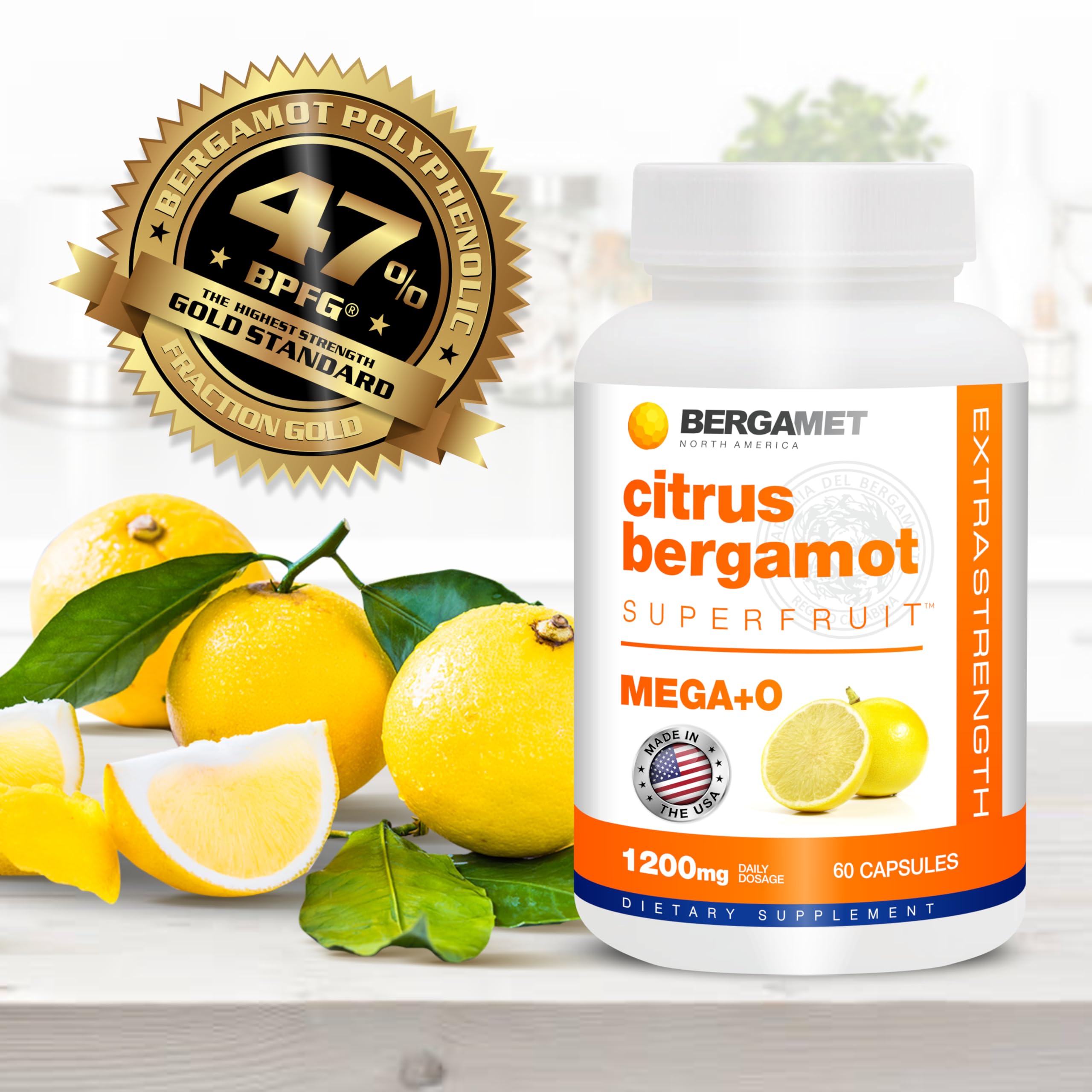 BergaMet capsules in hand demonstrating portable, daily-use convenience