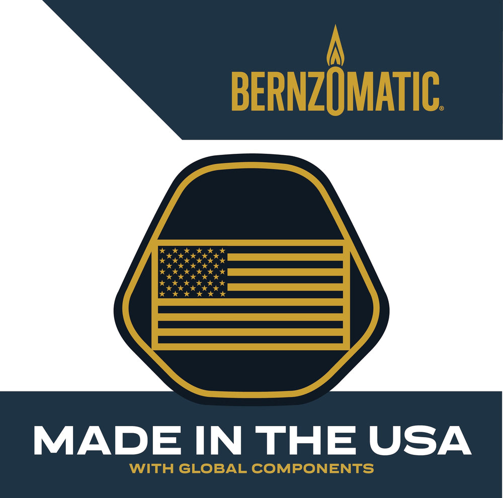 Bernzomatic TS8000 flame adjustment knob visible for precise control benefit: tailored flame size